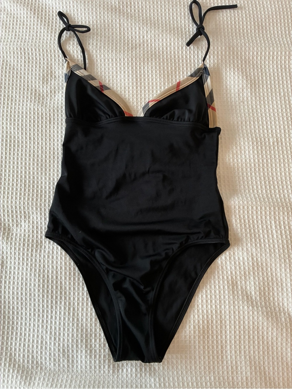 Burberry one piece swimsuit vintage real Burberry